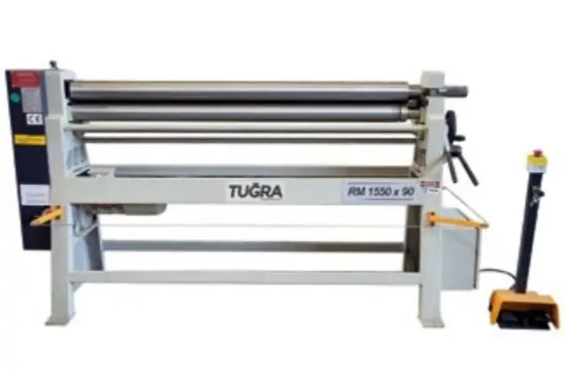 3-валковий гибочний верстат Tugra Makina RM 1270 x 90 2