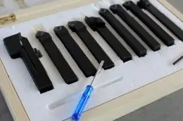 Різці токарні, КОМПЛЕКТ з 9 шт. 12 мм Holzmann 9TLG12 3