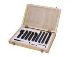 Різці токарні, КОМПЛЕКТ з 9 шт. 16 мм Holzmann 9TLG16