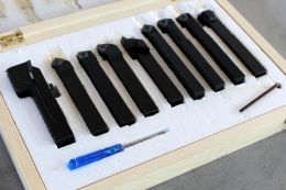 Різці токарні, КОМПЛЕКТ з 9 шт. 16 мм Holzmann 9TLG16