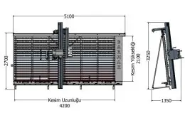 Вертикальний ручний форматно-розкрійний верстат Barmak BM-M4000 2