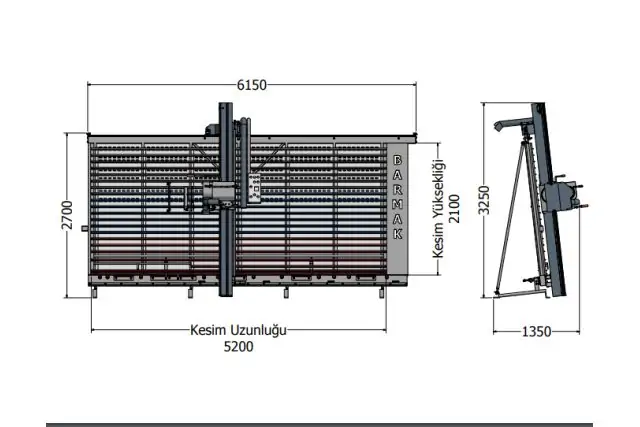 Вертикальний ручний форматно-розкрійний верстат Barmak BM-M6000 2