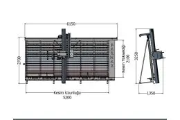 Вертикальний ручний форматно-розкрійний верстат Barmak BM-M6000 2