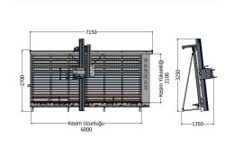 Вертикальный автоматический форматно-раскроечный станок Barmak BM-C7000