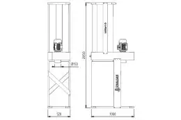 Аспирация Unalsan UNS 283 B 1600 м³/час 2