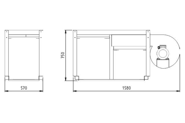 Аспірація Unalsan UNS 283 A 1300 м³/год
