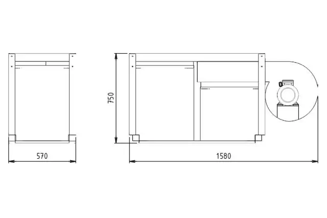 Аспірація Unalsan UNS 283 A 1300 м³/год 2