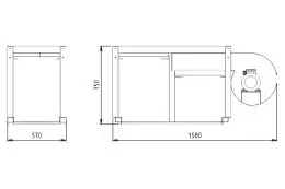 Аспирация Unalsan UNS 283 A 1300 м3/час 2