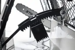 Полуавтоматическая машина для резки и раскола дров Lumag SSA 400Z 3