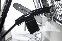 Полуавтоматическая машина для резки и раскола дров Lumag SSA 400Z