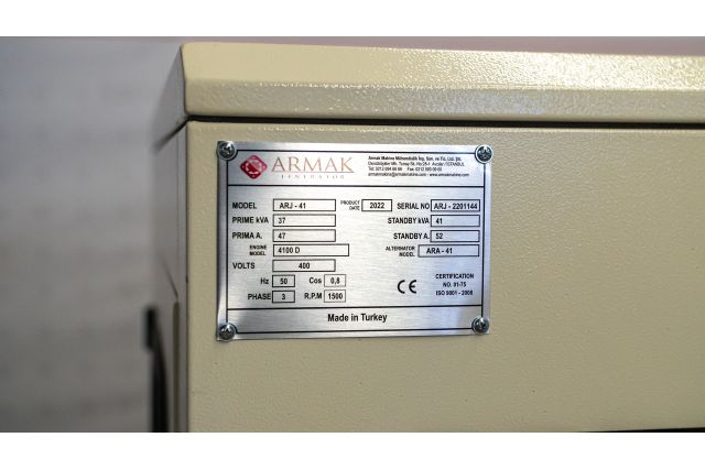 Миниэлектростанция ARMAK ARJ 041