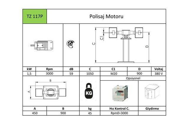 Заточный станок Tamis TZ11-7P