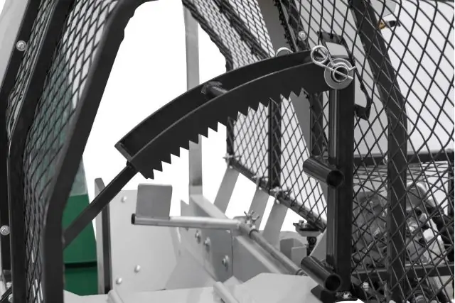 Полуавтоматическая машина для резки и раскола дров Lumag SSA 500G 4