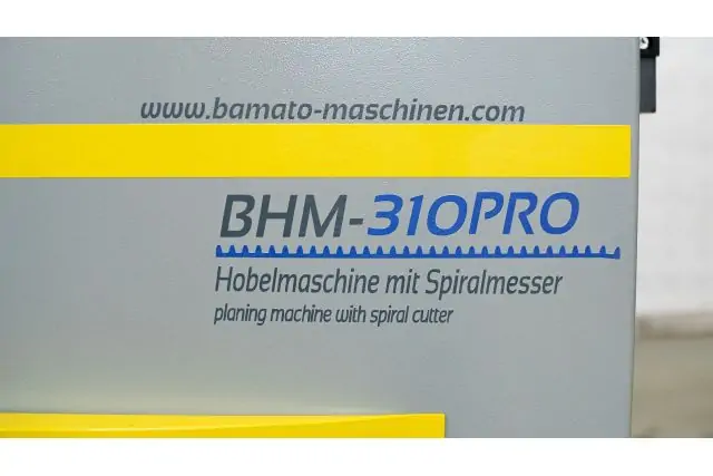 Фуговально-рейсмусовий верстат BAMATO BHM-310PRO зі спіральним ножовим валом 13