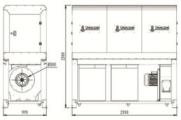 Аспирационная установка Unalsan UNS 283 KT 6500 м³/час