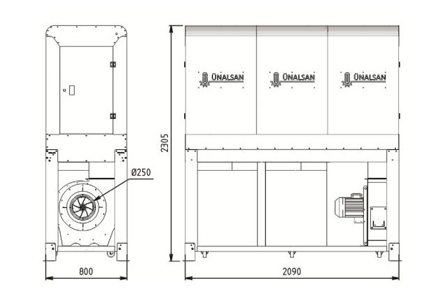 Аспирационная установка Unalsan UNS 283 G 4000...
