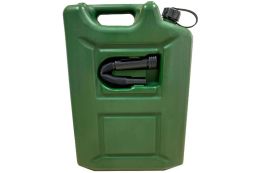 Канистра для бензина пластиковая с лейкой 20 л.
