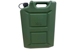 Канистра для бензина пластиковая с лейкой 20 л.