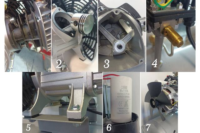 Компрессор масляный двухцилиндровый TAGRED TA360E