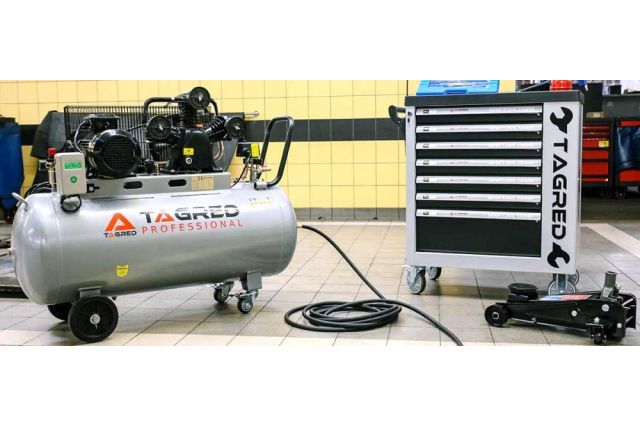 Компресор масляний трьохциліндровий TAGRED TA309X