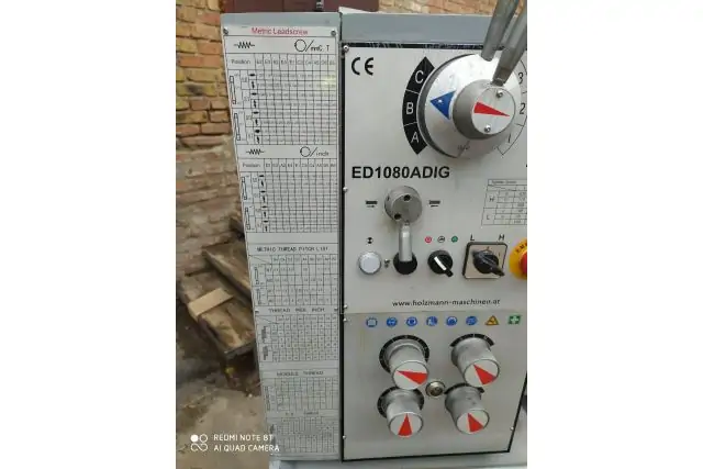 Токарный станок по металлу Holzmann ED 1080ADIG 8