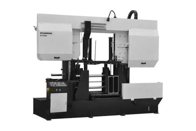 Напівавтоматична стрічкова пила по металу CORMAK H-65/80 2