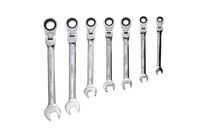 Набір ключів TAGRED TA1207 з трищіткою 8-19 мм...