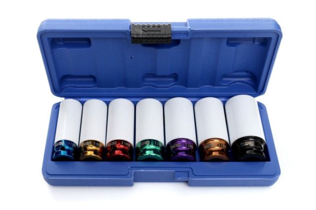 Ударні головки для коліс TAGRED TA1252, 7 шт