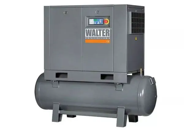 Гвинтовий компресор з ремінним приводом WALTER SKTG 5,5/270 SXP з ресивером 270 л 1