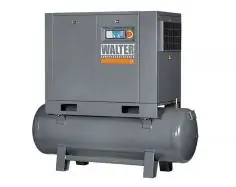 Винтовой компрессор с ременным приводом WALTER SKTG 7,5/500 SXP с ресивером 500 л