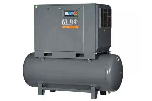 Винтовой компрессор с ременным приводом WALTER SKTG 11/500 SXP с ресивером 500 л 1