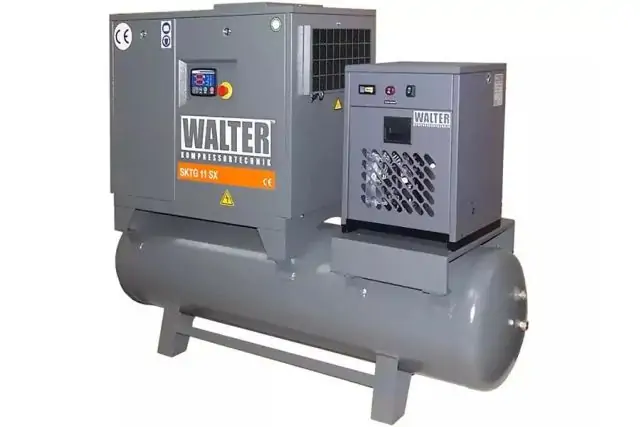 Гвинтовий компресор з ремінним приводом WALTER SKTG 15/500 SXP COMBO 1