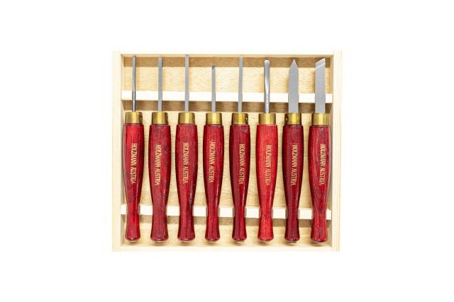 Комплект стамесок, 8 шт. Holzmann HM8TLG