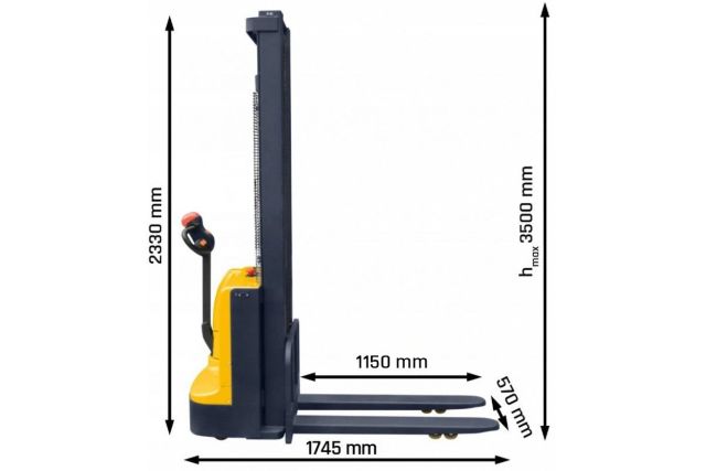 Штабелер Cormak Q15E35 (электрический привод и...