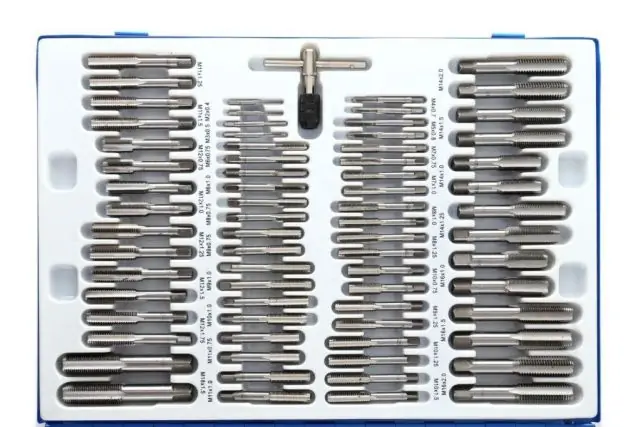 Набор плашек метчиков и калибраторов TAGRED TA4016 110 шт 5