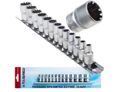 Набір торцевих головок TAGRED TA1078, 13 шт