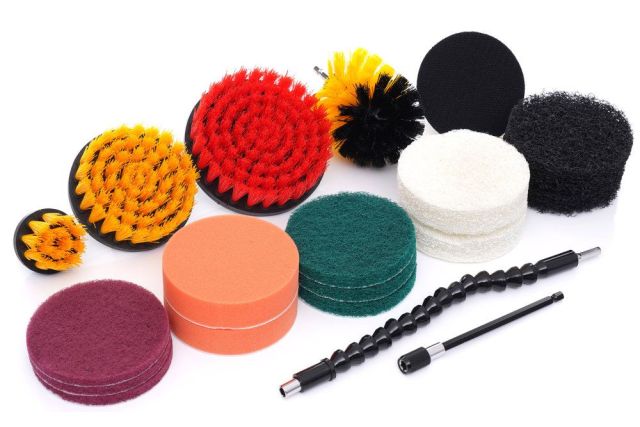 Набор щеток и насадок на шуруповерт для очистки...