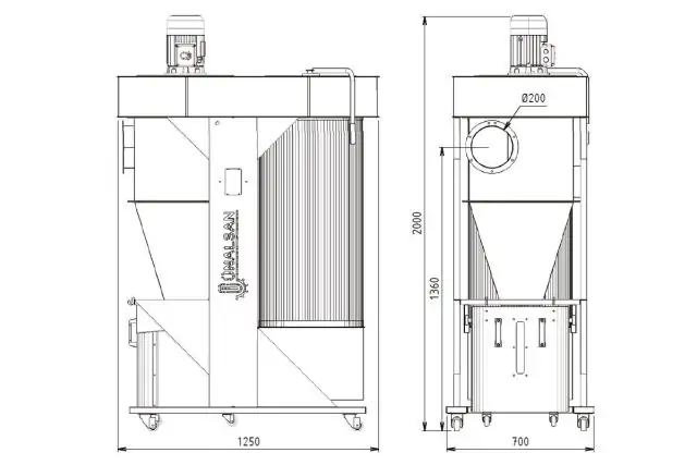 Аспірація-циклон Unalsan UNS 421 2