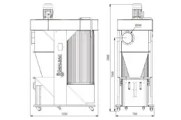 Аспірація-циклон Unalsan UNS 421 2