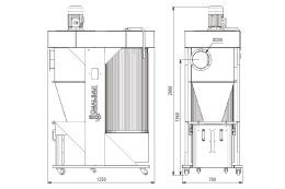 Аспирация-циклон Unalsan UNS 421 