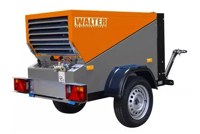 Компрессор винтовой мобильный WALTER WMC 2,5 1