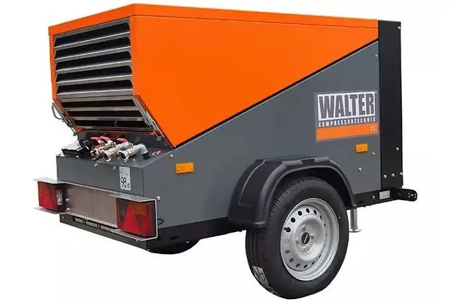 Компрессор винтовой мобильный WALTER WMC 5,0 1