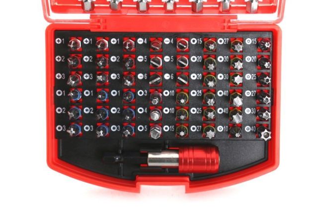 Набор бит из 56 предметов TORX 1/4 - 25мм 75мм...