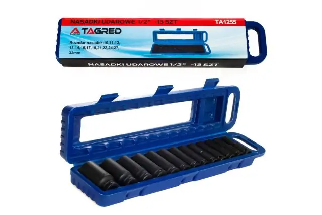 Ударные шестигранные головки 78 мм 1/2 13 шт TAGRED TA1255 1