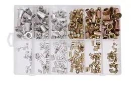 Сталеві та алюмінієві заклепки, 300 шт TAGRED TA4093 2