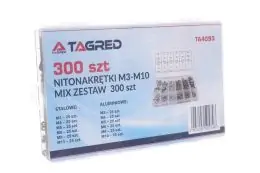 Сталеві та алюмінієві заклепки, 300 шт TAGRED TA4093 7