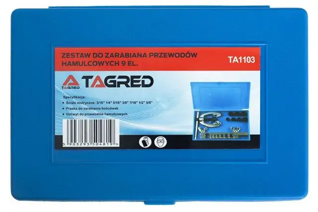 Инструмент для обжима тормозных шлангов 9 шт TAGRED TA1103 4