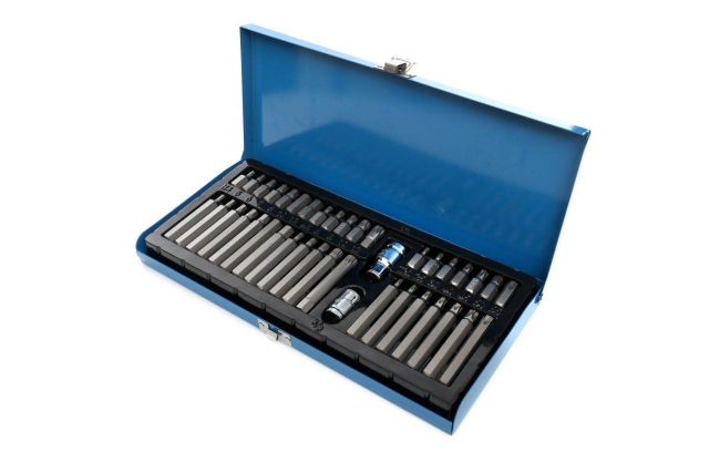 Набор торцевых шлицевых и шестигранных головок...