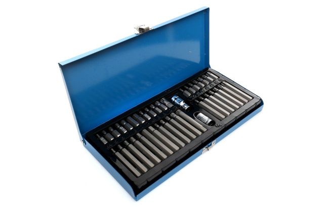 Набор торцевых шлицевых и шестигранных головок...