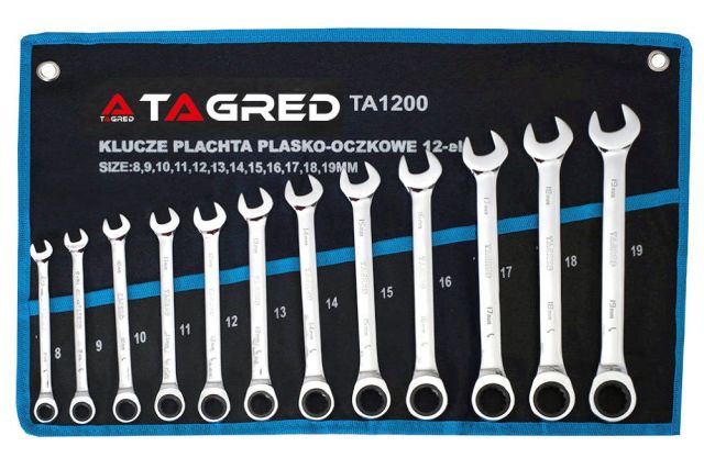 Набір ключів, 12 шт TAGRED TA1200
